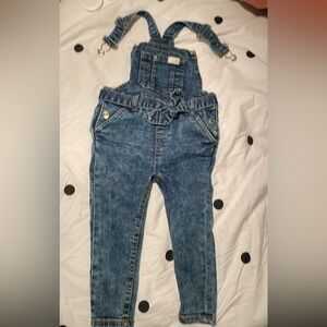 7 For All Mankind Classic Blue Kids Overalls